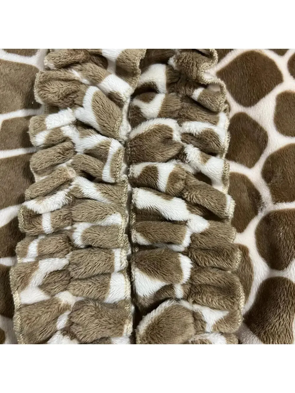 Lolly Wolly Doodle Girl's Youth Giraffe Fleece Jacket size 8